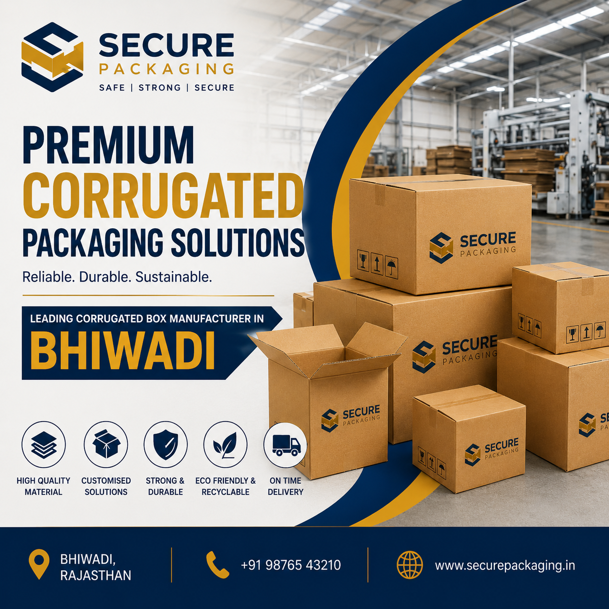 Best Corrugated Box Manufacturer in Bhiwadi – Secure Packaging