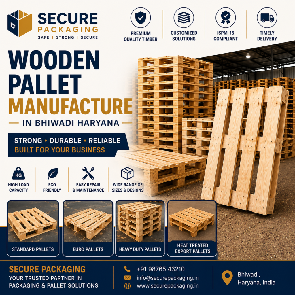 Wooden Pallet Manufacture in Bhiwadi Haryana